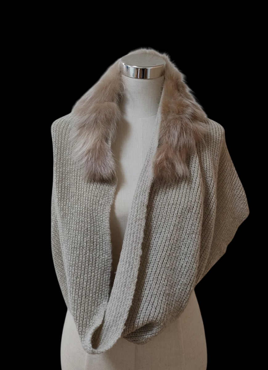 Japanese Faux Fur Shawl